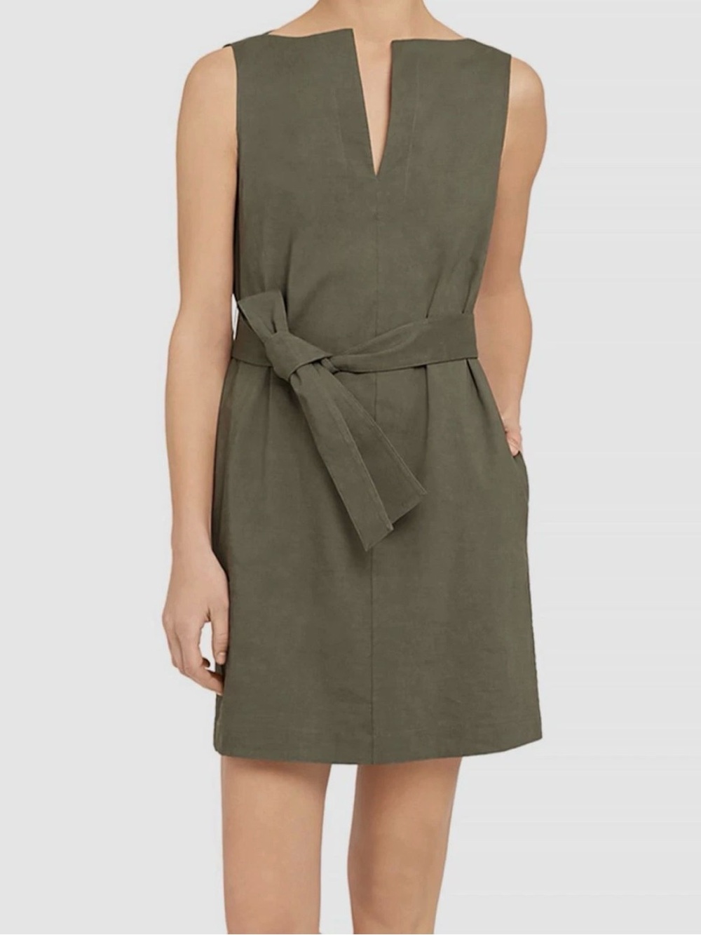 Theory size 10 Thyme Belted Shift Dress